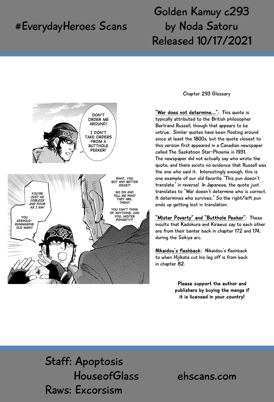 Golden Kamui Chapter 293 19